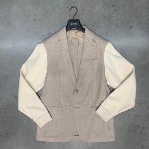 Cycle 70 blazer beige sleeve 2